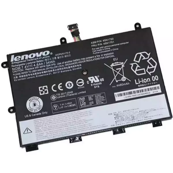 Uudenveroinen kannettavan tietokoneen akku LENOVO   ThinkPad Yoga 11E