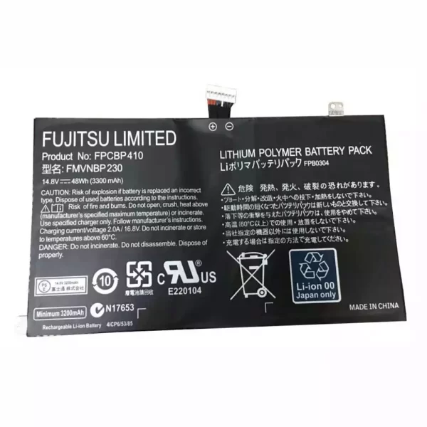 Uudenveroinen kannettavan tietokoneen akku FUJITSU FPCBP410