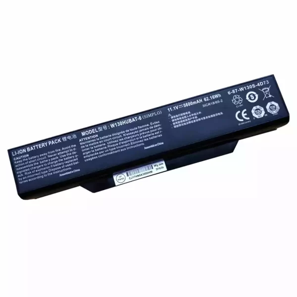 Uudenveroinen kannettavan tietokoneen akku CLEVO W130EV,W130EW,W130EX