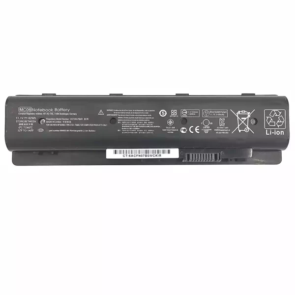 Uudenveroinen kannettavan tietokoneen akku HP TPN-C123