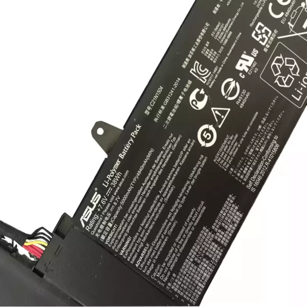 Uudenveroinen kannettavan tietokoneen akku ASUS C21N1504 - Image 3
