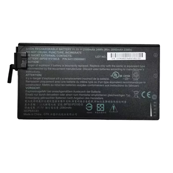 Uudenveroinen kannettavan tietokoneen akku GETAC V110