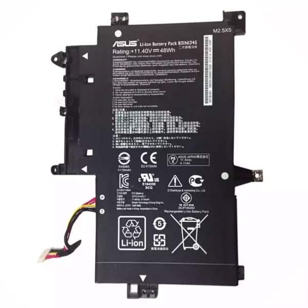 Uudenveroinen kannettavan tietokoneen akku ASUS B31N1345