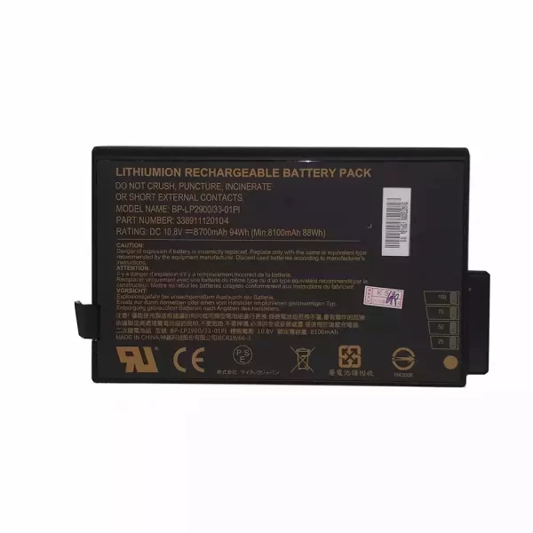 Uudenveroinen kannettavan tietokoneen akku Getac V1010
