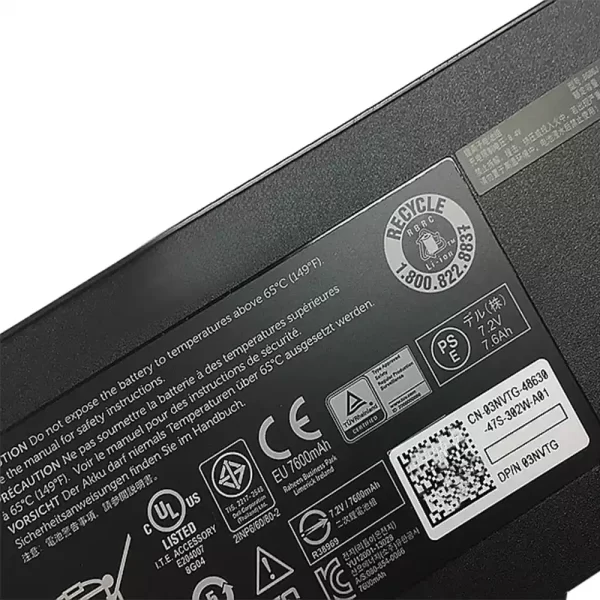 Uudenveroinen kannettavan tietokoneen akku DELL VD0FX - Image 4