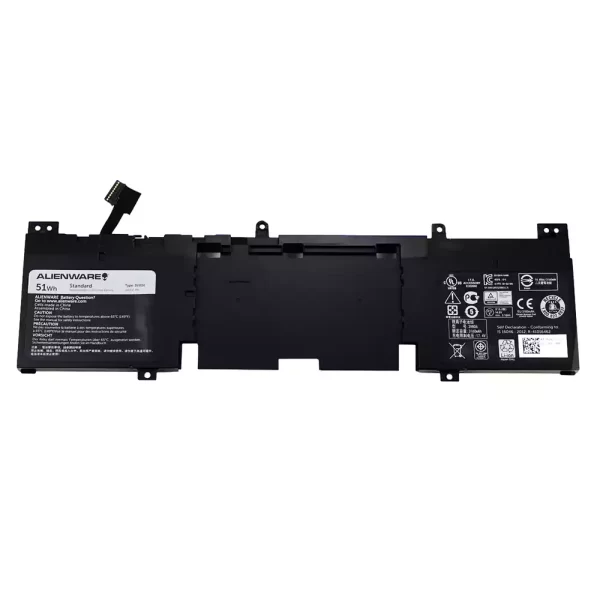 Uudenveroinen kannettavan tietokoneen akku DELL Alienware 13 R1，Alienware 13 R2