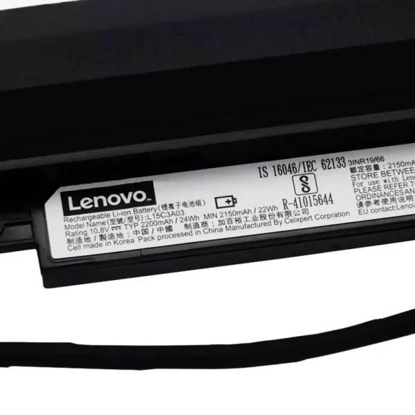 Uudenveroinen kannettavan tietokoneen akku LENOVO L15C3A03 - Image 3