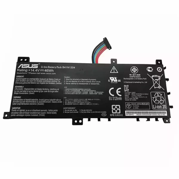 Uudenveroinen kannettavan tietokoneen akku ASUS B41N1304