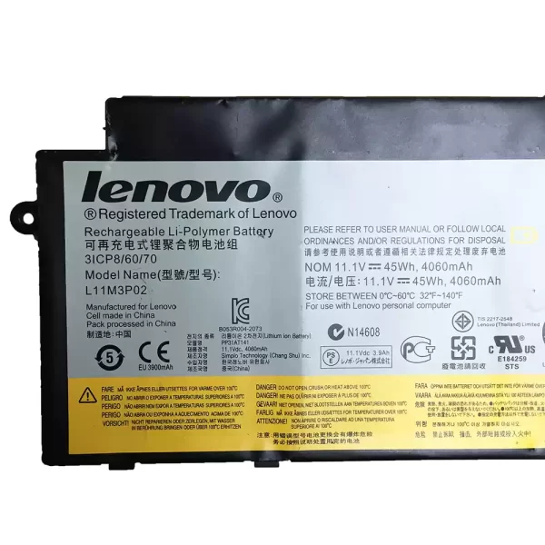 Uudenveroinen kannettavan tietokoneen akku Lenovo L11M3P02 - Image 3