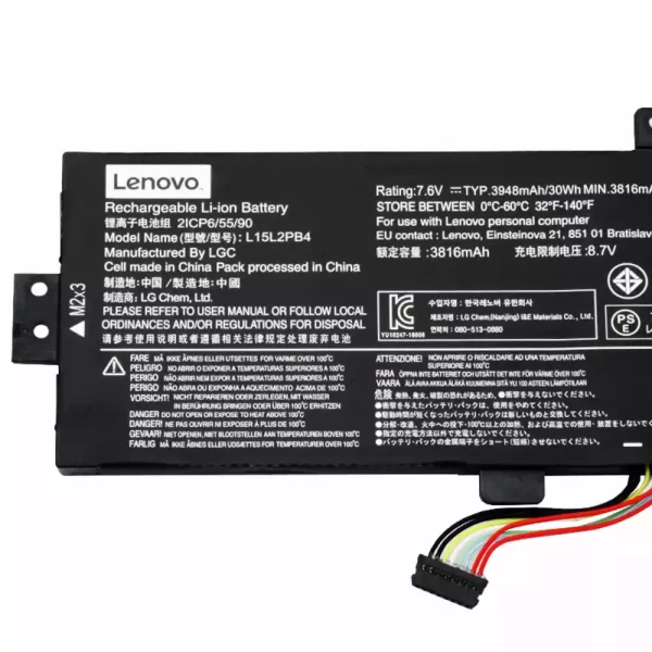 Uudenveroinen kannettavan tietokoneen akku LENOVO L15L2PB4 - Image 3
