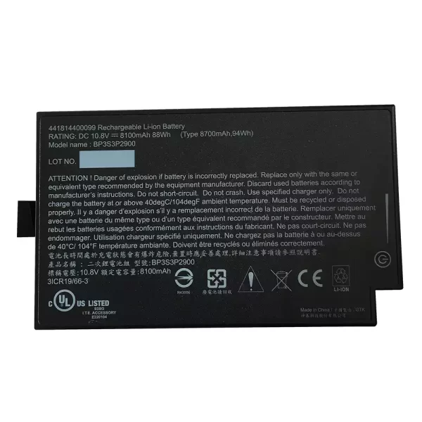 Uudenveroinen kannettavan tietokoneen akku GETAC BP3S3P2900