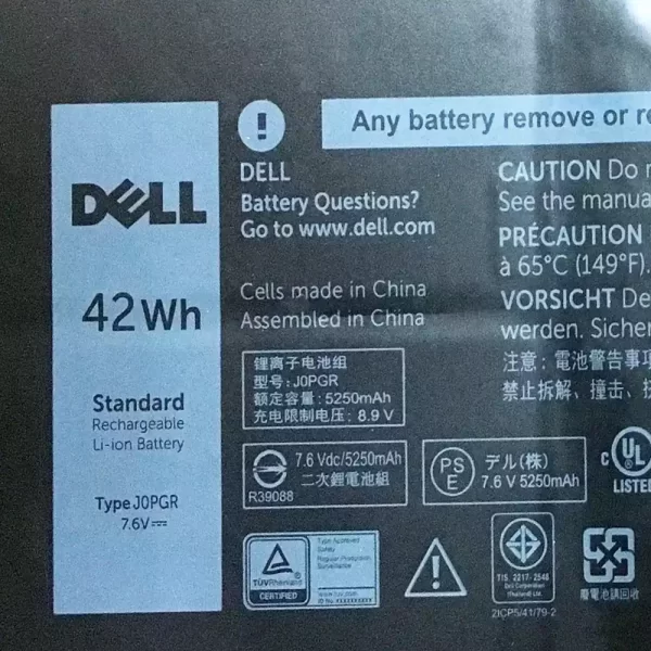 Uudenveroinen kannettavan tietokoneen akku DELL Latitude 5285,Latitude 5290 - Image 2