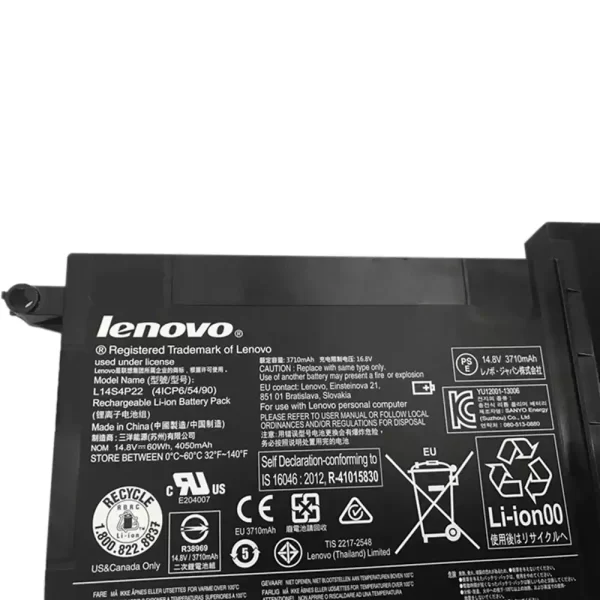Uudenveroinen kannettavan tietokoneen akku LENOVO L14S4P22 - Image 2