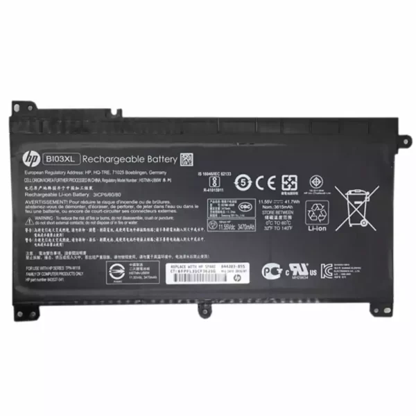 Uudenveroinen kannettavan tietokoneen akku HP TPN-W118