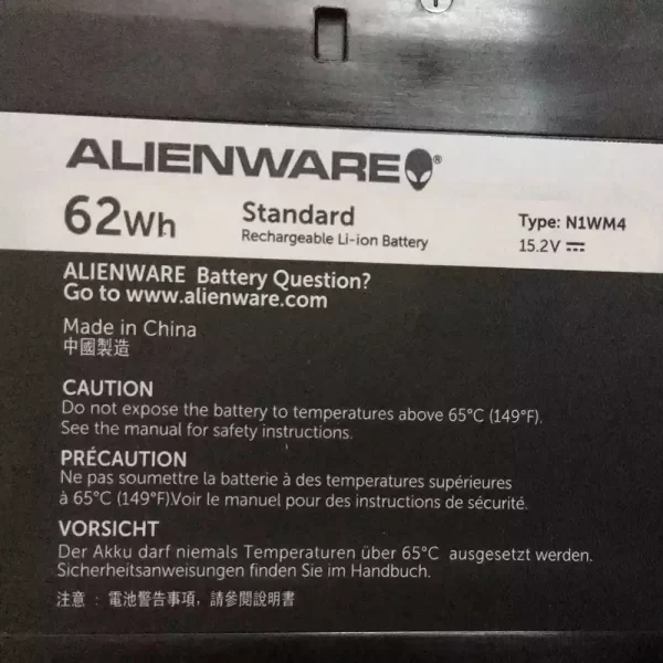 Uudenveroinen kannettavan tietokoneen akku DELL Alienware 13 R2 - Image 3
