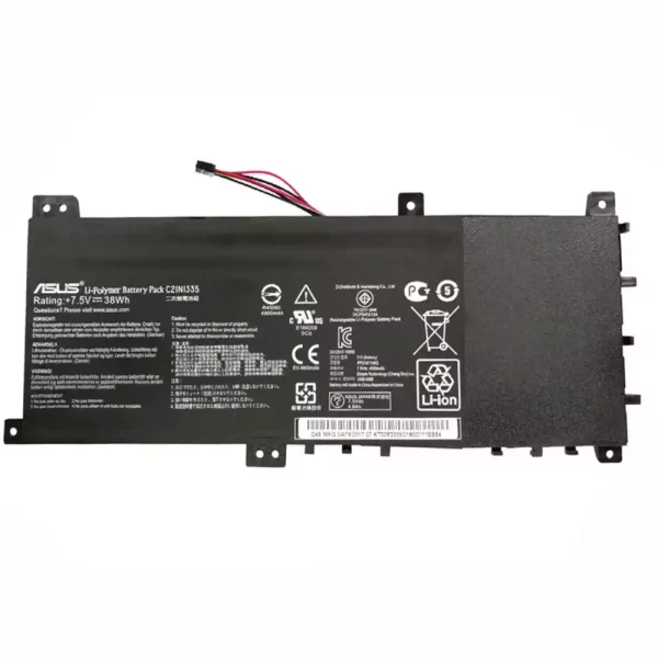 Uudenveroinen kannettavan tietokoneen akku ASUS C21N1335