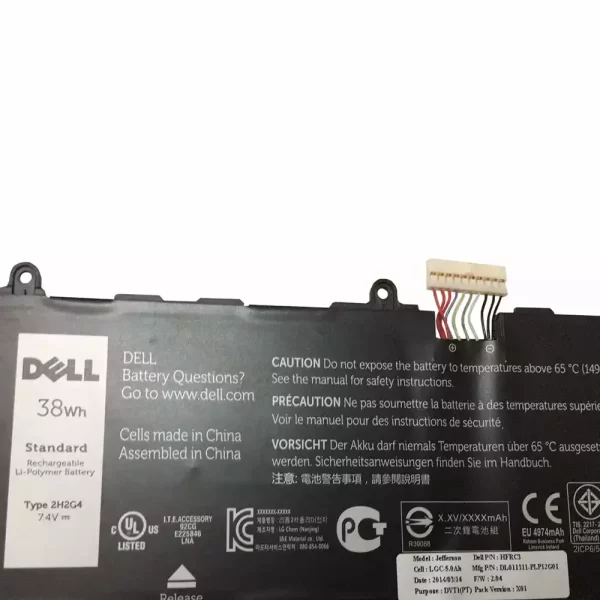 Uudenveroinen kannettavan tietokoneen akku DELL 2H2G4 - Image 3