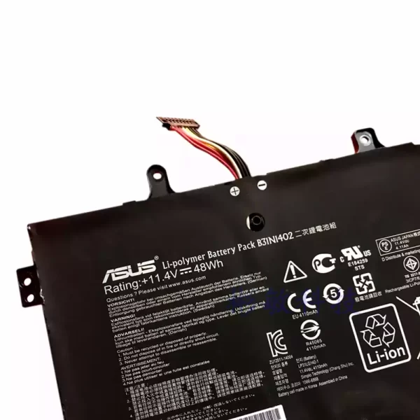 Uudenveroinen kannettavan tietokoneen akku ASUS B31N1402 - Image 3