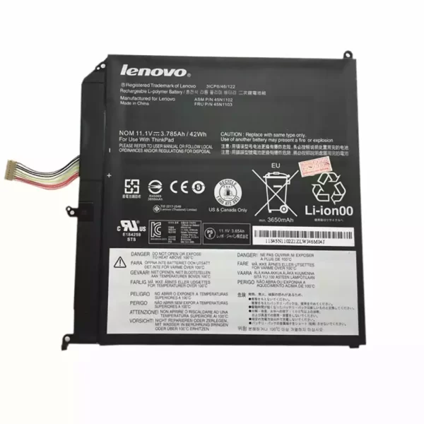 Uudenveroinen kannettavan tietokoneen akku LENOVO ThinkPad X1 Helix