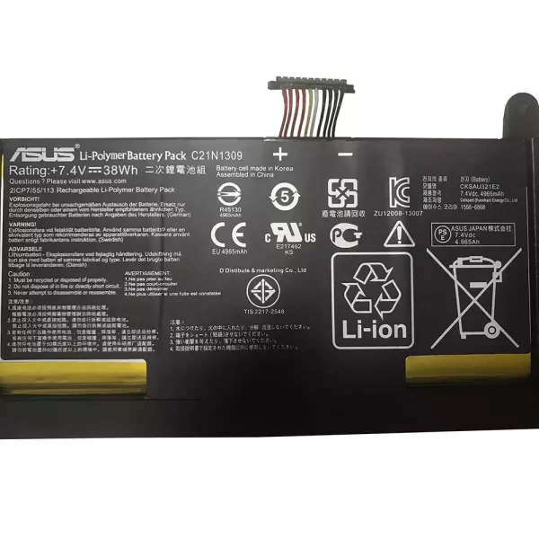 Uudenveroinen kannettavan tietokoneen akku ASUS C21N1309 - Image 3