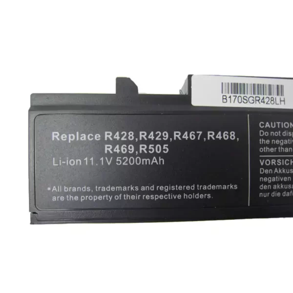 Uudenveroinen kannettavan tietokoneen akku SAMSUMG R428,R429,R439,R440,R467,R468,R470,RV411 - Image 3