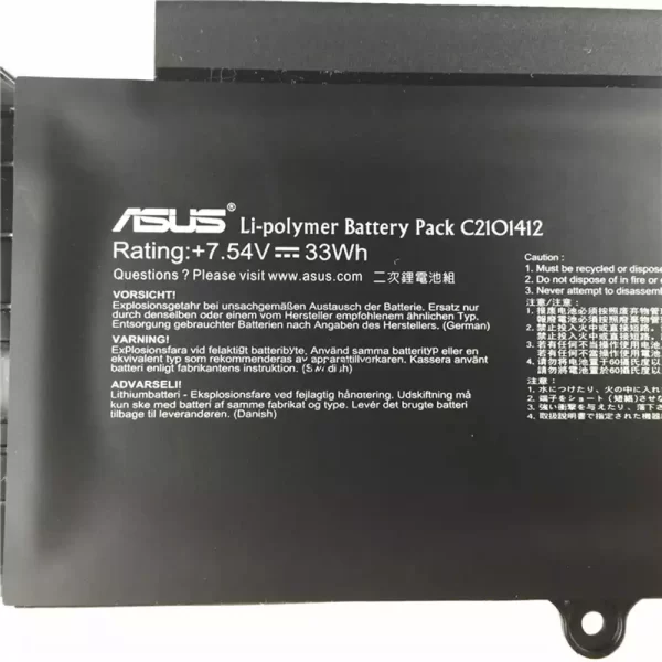 Uudenveroinen kannettavan tietokoneen akku Asus C21O1412,C2101412 - Image 3
