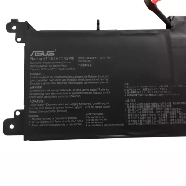 Uudenveroinen kannettavan tietokoneen akku Asus B31N1705-1 - Image 3