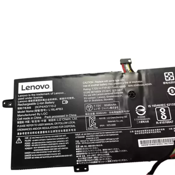 Uudenveroinen kannettavan tietokoneen akku LENOVO L16L4PB3,L16C4PB3 - Image 3