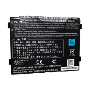 Uudenveroinen kannettavan tietokoneen akku Getac CAX00,CAXOO
