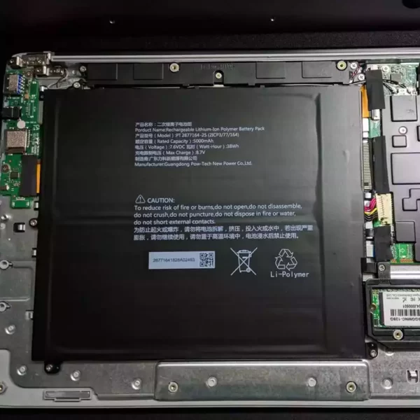 Uudenveroinen kannettavan tietokoneen akku CHUWI PT2877164-2S,Lapbook SE 13.3"