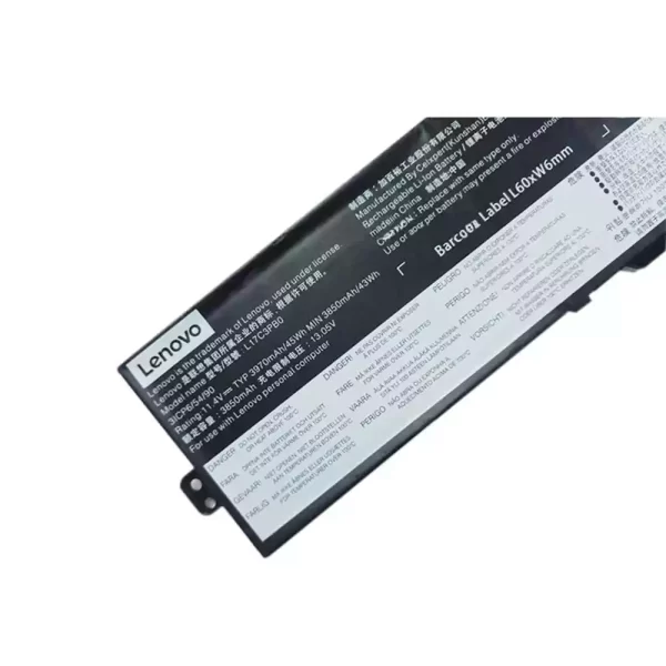 Uudenveroinen kannettavan tietokoneen akku LENOVO L17C3PB0 - Image 3