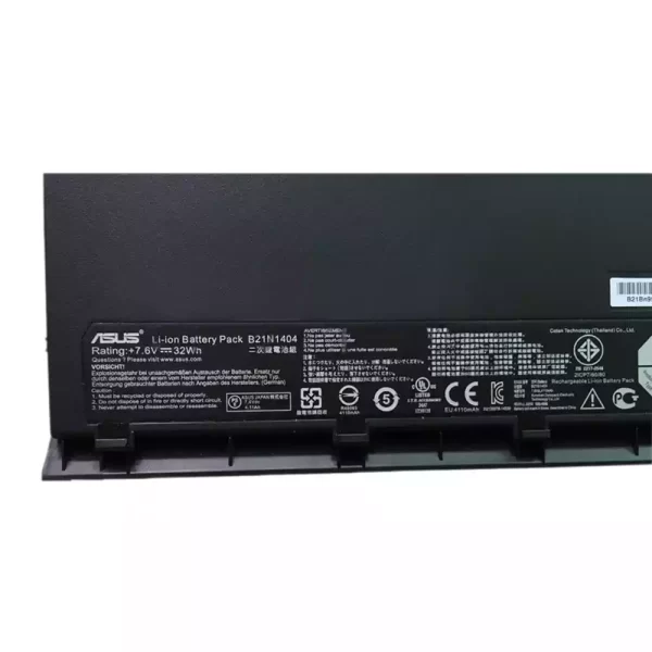 Uudenveroinen kannettavan tietokoneen akku ASUS B21N1404 - Image 3