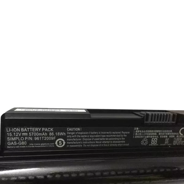 Uudenveroinen kannettavan tietokoneen akku GIGABYTE Gigabyte P25, Gigabyte P25W, GIGABYTE P25W V2, Gigabyte P25X V2 - Image 4