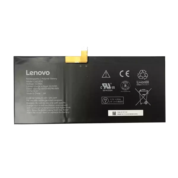 Uudenveroinen kannettavan tietokoneen akku LENOVO L16D3P32