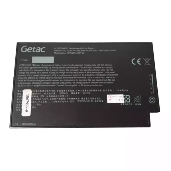 Uudenveroinen kannettavan tietokoneen akku GETAC BP3S3P3450P-01