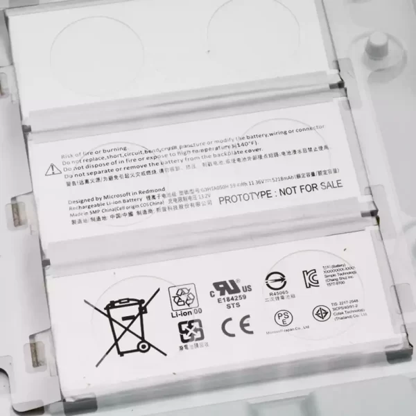 Uudenveroinen kannettavan tietokoneen akku Microsoft G3HTA050H - Image 3