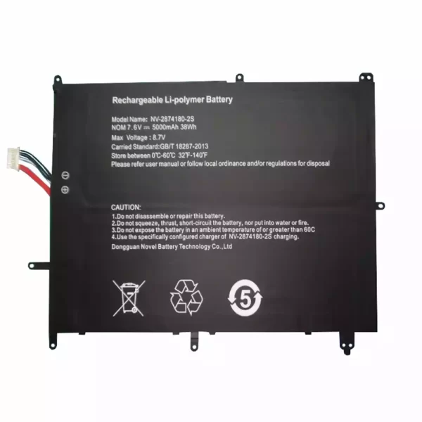Uudenveroinen kannettavan tietokoneen akku JUMPER NV-2874180-2S