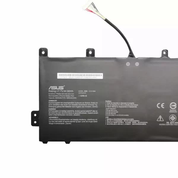 Uudenveroinen kannettavan tietokoneen akku ASUS C21N1808 - Image 3
