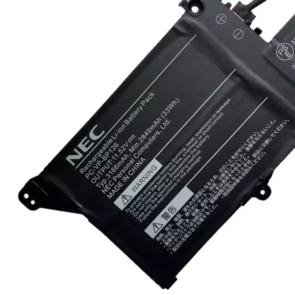 Uudenveroinen kannettavan tietokoneen akku NEC PC-VP-BP120,PC-VP-BP126 - Image 3