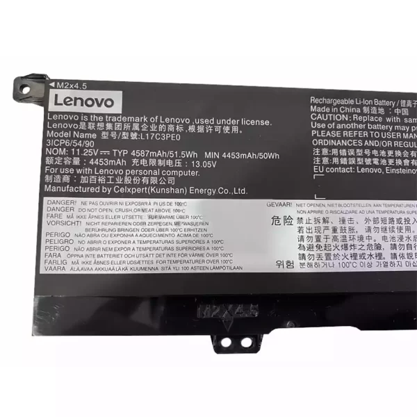 Uudenveroinen kannettavan tietokoneen akku LENOVO L17C3PE0,L17L3PE0 - Image 3