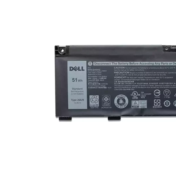 Uudenveroinen kannettavan tietokoneen akku DELL Inspiron 15PR,Inspiron 15PR-1545W 1548BR 1645W 1648BR 1742BR 1742W 1748BR - Image 3