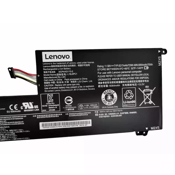 Uudenveroinen kannettavan tietokoneen akku LENOVO L16L6PC1 - Image 3