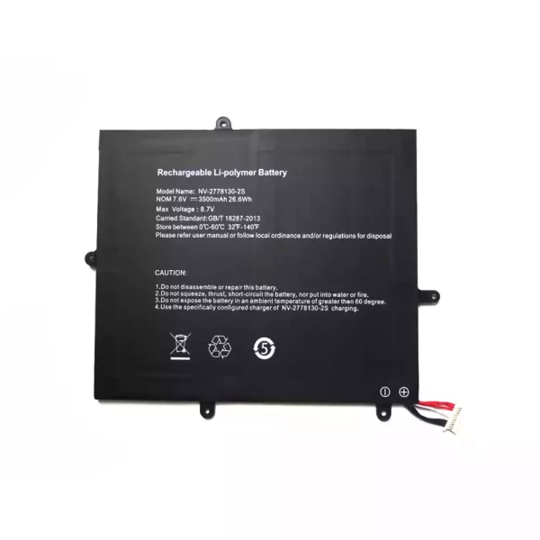 Uudenveroinen kannettavan tietokoneen akku NV-2778130-2S,JUMPER Ezbook X1