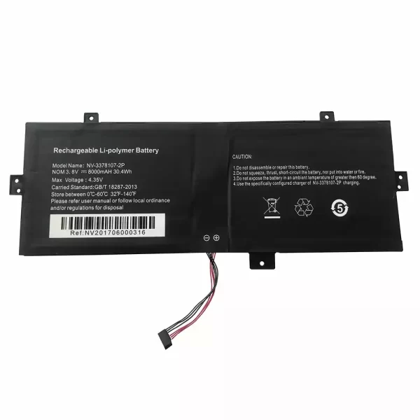 Uudenveroinen kannettavan tietokoneen akku NV-3378107-2P,EMATIC EWT117