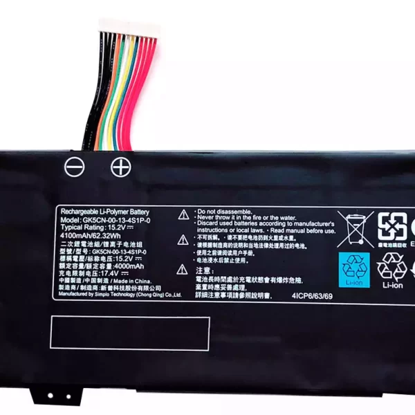 Uudenveroinen kannettavan tietokoneen akku Huo Ying Ying ren Z4,Z5,Z6 - Image 3