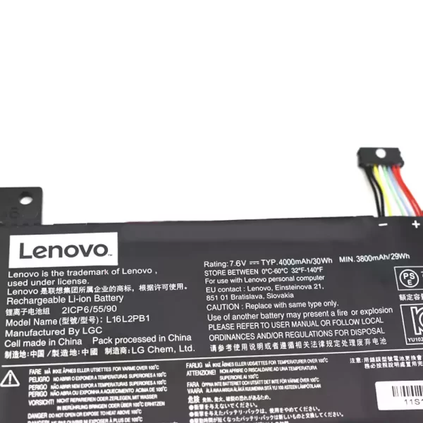 Uudenveroinen kannettavan tietokoneen akku LENOVO L16L2PB1,L16C2PB2 - Image 3