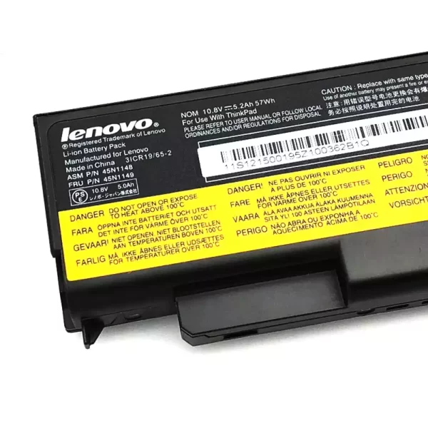 Uudenveroinen kannettavan tietokoneen akku LENOVO 45N1148,45N1149 - Image 3