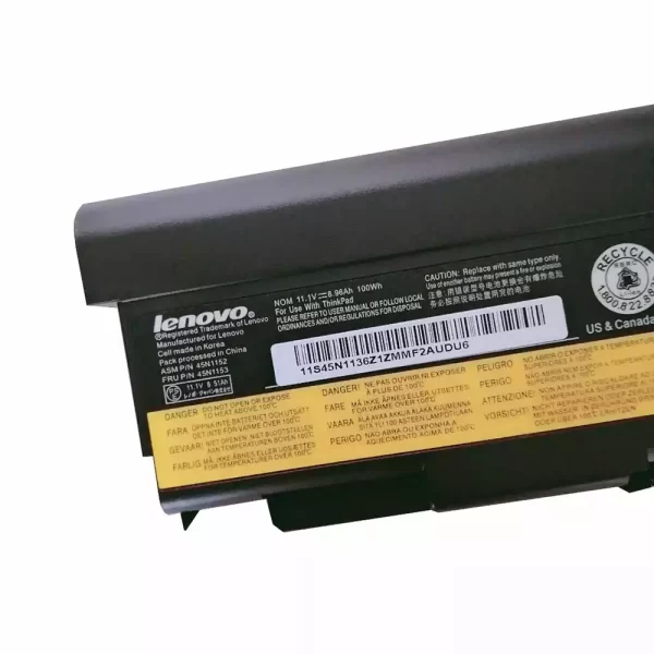 Uudenveroinen kannettavan tietokoneen akku LENOVO 45N1152 - Image 3