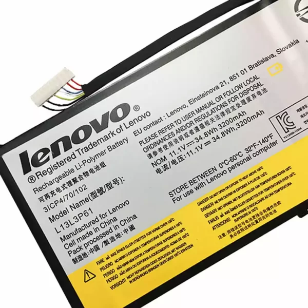 Uudenveroinen kannettavan tietokoneen akku LENOVO L13L3P61 - Image 3