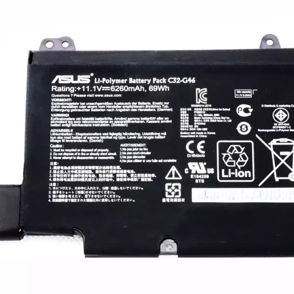 Uudenveroinen kannettavan tietokoneen akku ASUS C32-G46 - Image 3